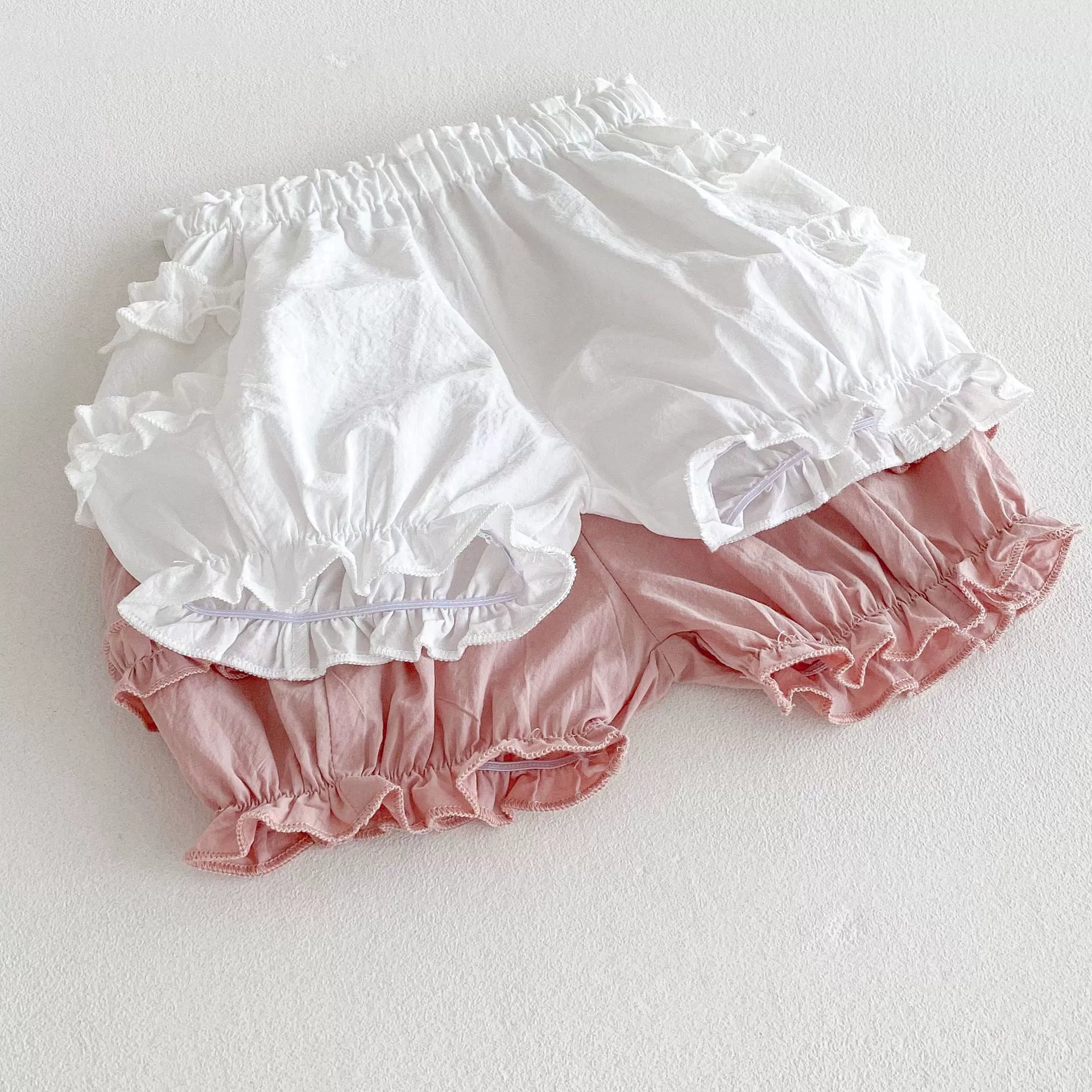 Summer Arrival Kids Girls Cotton Casual Style Ruffle Design Shorts, MyKids-USA®, Shorts, MyKids-USA -  -  -  -  -  -  - 