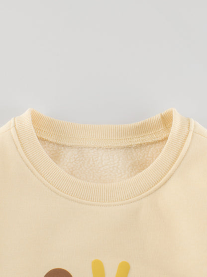 Baby Boy Kids Letters Pattern Crew Neck Long Sleeves Warm Cozy Pullover, MyKids-USA®, Baby & Toddler Outerwear, MyKids-USA -  -  -  -  -  -  - 