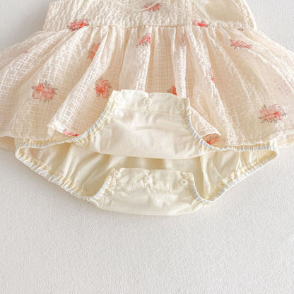 Summer Arrival Baby Girls Cute Sleeveless Plaid Dress Design Strap Onesies, MyKids-USA®, Baby One-Pieces, MyKids-USA -  -  -  -  -  -  - 