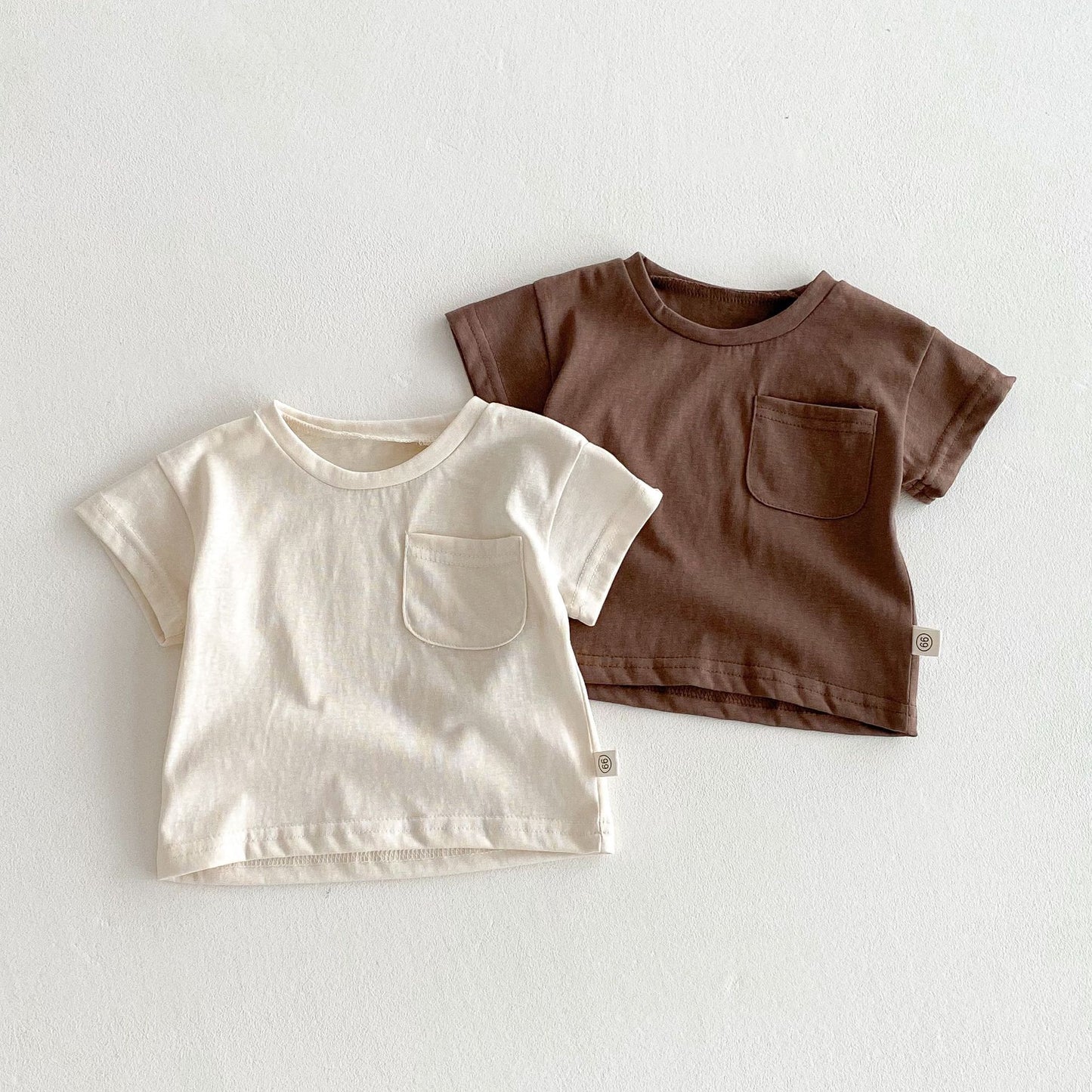 Summer Hot Selling Baby Kids Unisex Sleeveless Plain Solid Color Strap Overalls and Pocketed T-Shirt Clothing Set, MyKids-USA®, Baby & Toddler Outfits, MyKids-USA -  -  -  -  -  -  - 