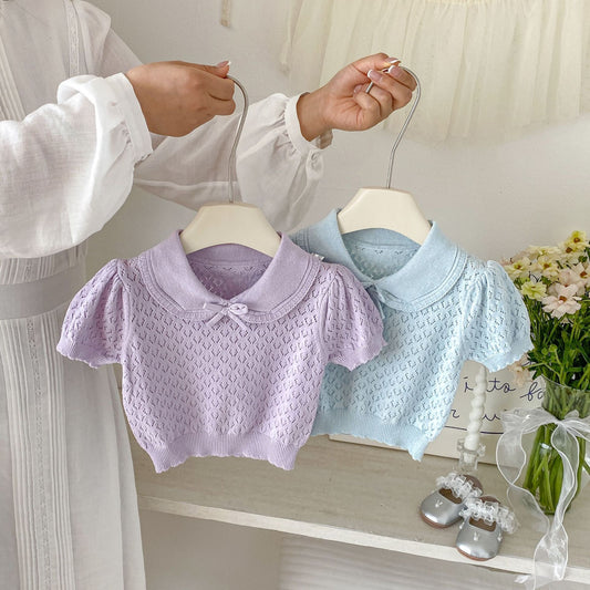Arrival Summer Baby Kids Girls Hollow-Out Pattern Top, MyKids-USA®, Baby & Children's Tops, MyKids-USA -  -  -  -  -  -  - .