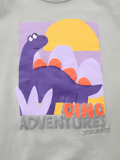 Autumn and Spring Arrival Cartoon Pattern Long Sleeves Pullover for Boys