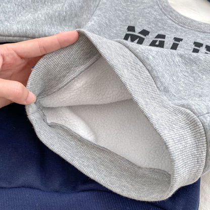 Arrival Autumn Boys Long Sleeves Letters Print Pullover and Versatile Pants – Matching Set, MyKids-USA®, Baby & Toddler Outfits, MyKids-USA -  -  -  -  -  -  - 