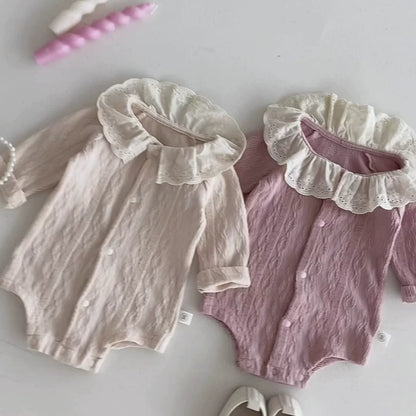 Autumn Arrival Baby Girls Long Sleeves Thin Striped Pattern Single Breasted Onesies, MyKids-USA®, Baby One-Pieces, MyKids-USA -  -  -  -  -  -  - 