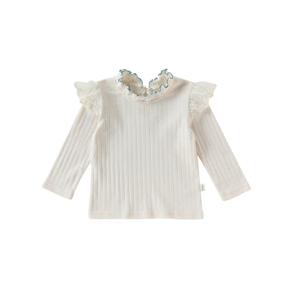 Arrival Spring Baby Kids Girls Solid Color Top, MyKids-USA®, Shirts, MyKids-USA - Size/Age - 73 (6-9M) - Color - Beige -  -  - TR2602021406-A.