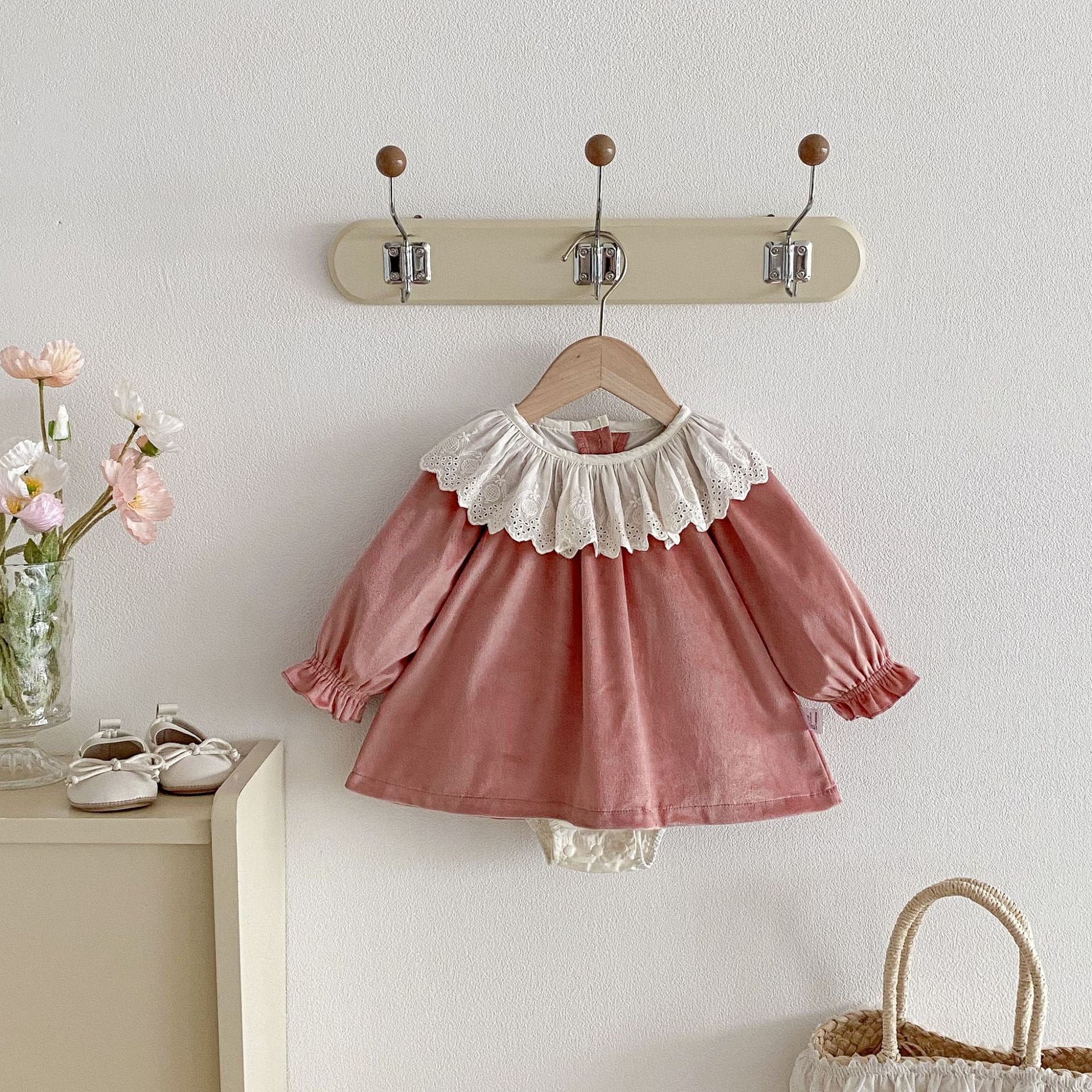 Autumn Arrival Baby Girls Long Sleeves Color Patchwork Dress Design Onesies, MyKids-USA®, Baby & Toddler Dresses, MyKids-USA -  -  -  -  -  -  - 