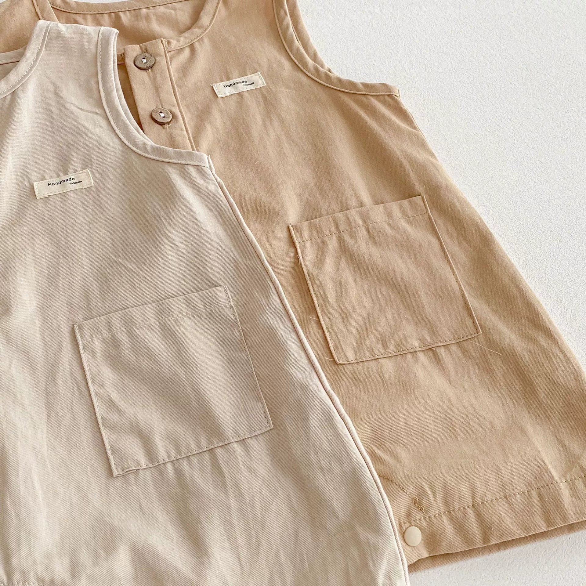 Summer Arrival Baby Unisex Letters Pattern Sleeveless Casual Rompers, MyKids-USA®, Baby One-Pieces, MyKids-USA -  -  -  -  -  -  - 