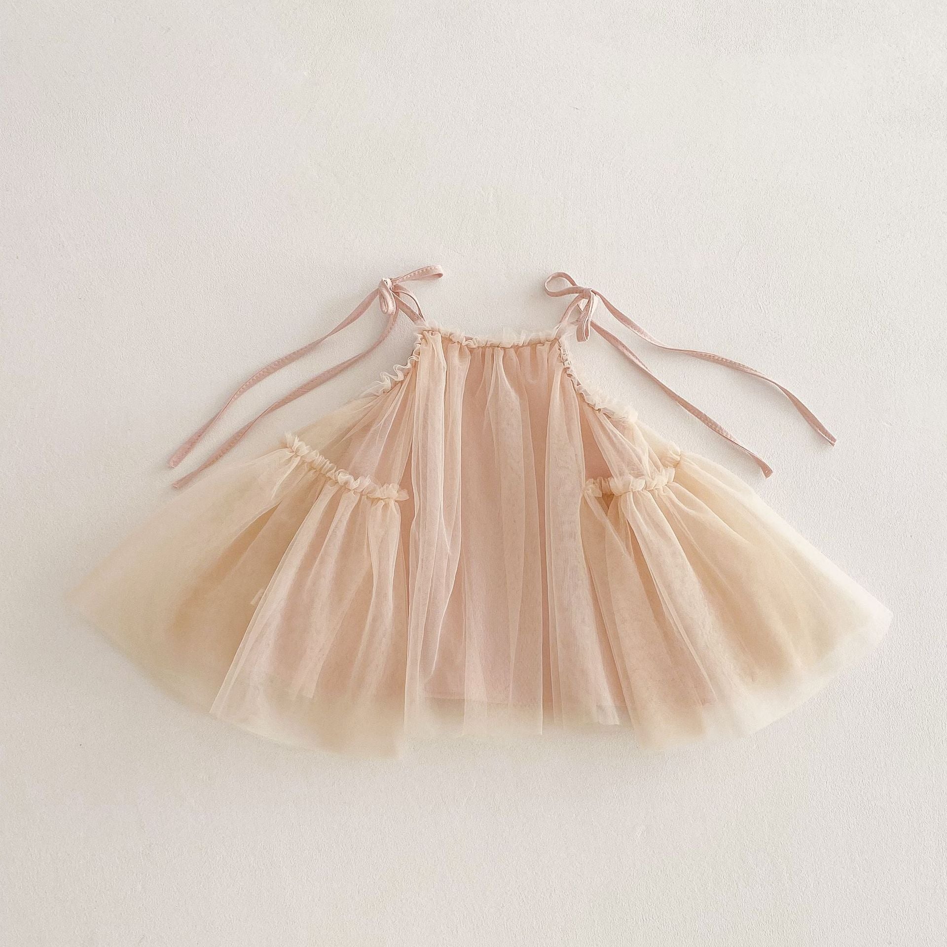 Summer Arrival Sleeveless Solid Color Tulle Dress for Stylish Girls, MyKids-USA®, Baby & Toddler Dresses, MyKids-USA -  -  -  -  -  -  - 