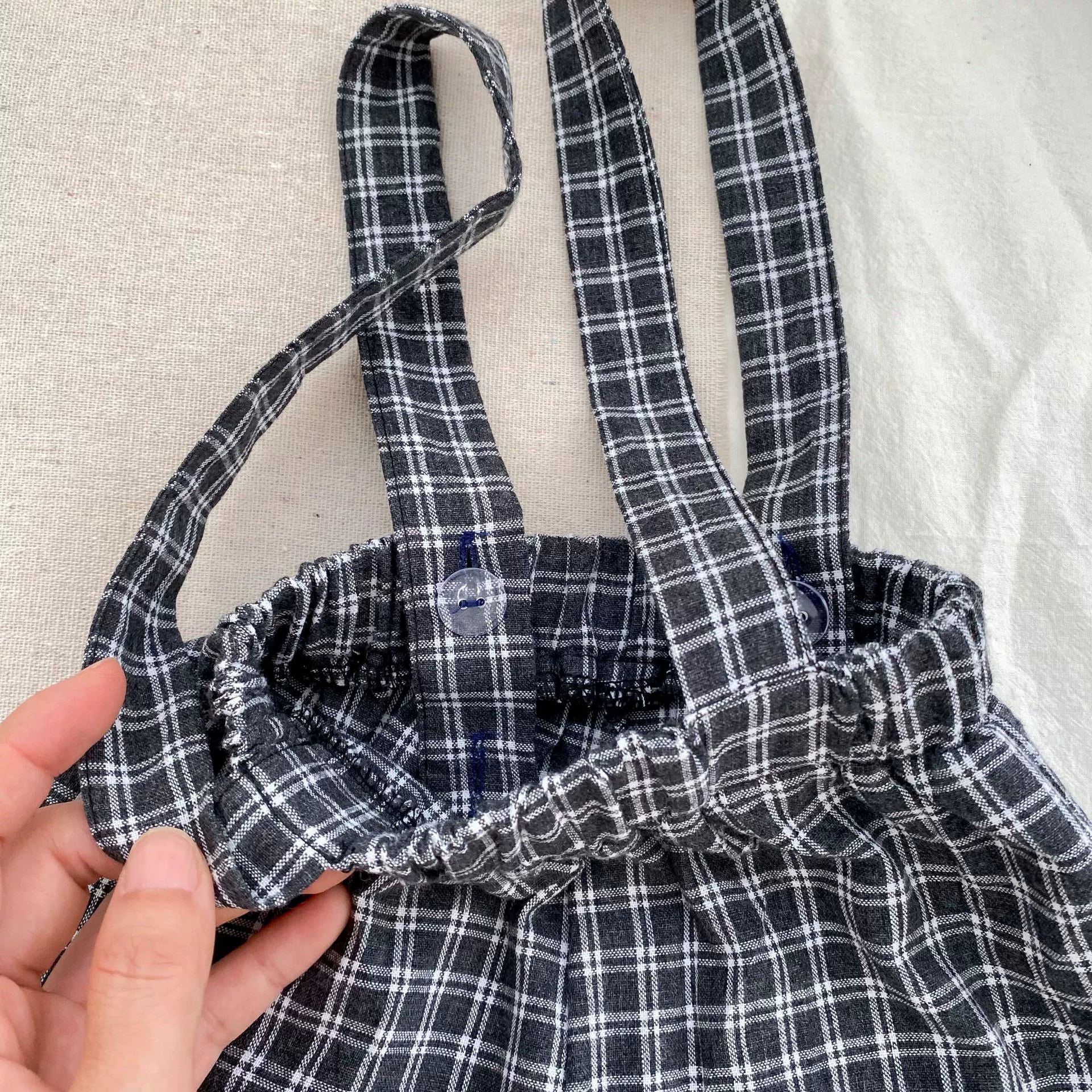 Spring and Autumn Baby Kids Boys Butterfly-bow Decorated Shirt and Sleeveless Plaid Strap Overalls Clothing Set, MyKids-USA®, Baby & Toddler Outfits, MyKids-USA -  -  -  -  -  -  - 