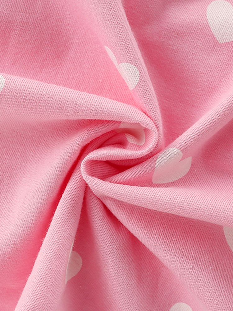 Summer Arrival Short Sleeves Hearts Pattern Dress for Stylish Girls, MyKids-USA®, Baby & Children's Dresses, MyKids-USA -  -  -  -  -  -  - .