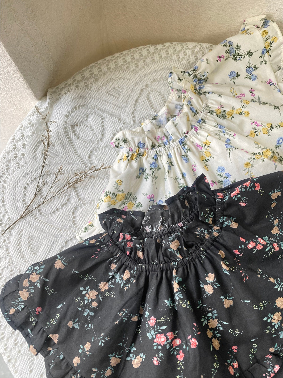 MyKids-USA® Autumn Arrival Baby Long Sleeves Cute Flowers Printed Dress