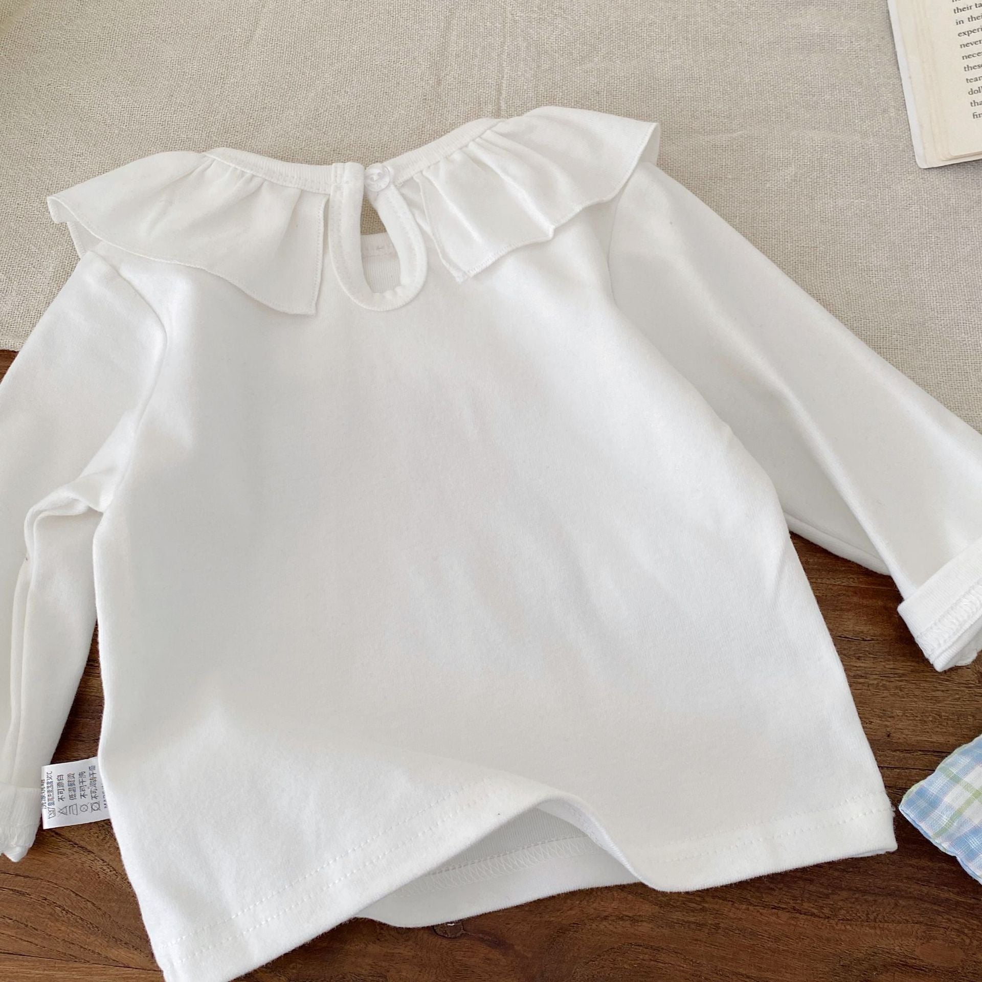 Spring and Autumn Baby Kids Girls Long Sleeves Cartoon Pattern Top and Denim Sleeveless Rompers Clothing Set, MyKids-USA®, Baby & Toddler Outfits, MyKids-USA -  -  -  -  -  -  - .