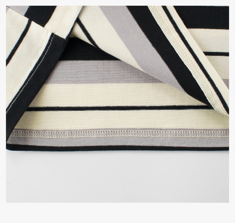 Summer Arrival Kids’ Striped Pattern T-shirt in European and American Style, MyKids-USA®, Baby & Toddler Tops, MyKids-USA -  -  -  -  -  -  - 