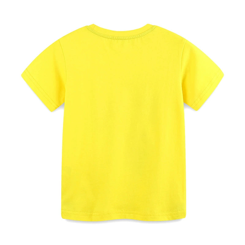 Summer Boys’ Sports Cartoon Pattern T-shirt in European and American Style, MyKids-USA®, Baby & Toddler Tops, MyKids-USA -  -  -  -  -  -  - 