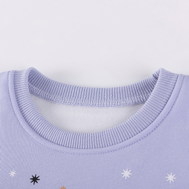 Autumn Arrival Geometric and Flowers Pattern Long Sleeves Crew Neck Dress for Stylish Girls, MyKids-USA®, Baby & Toddler Dresses, MyKids-USA -  -  -  -  -  -  - 