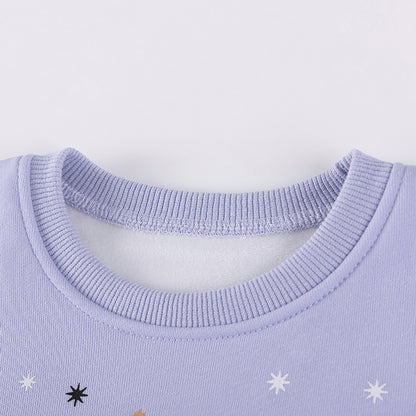 Autumn Arrival Geometric and Flowers Pattern Long Sleeves Crew Neck Dress for Stylish Girls, MyKids-USA®, Baby & Toddler Dresses, MyKids-USA -  -  -  -  -  -  - 