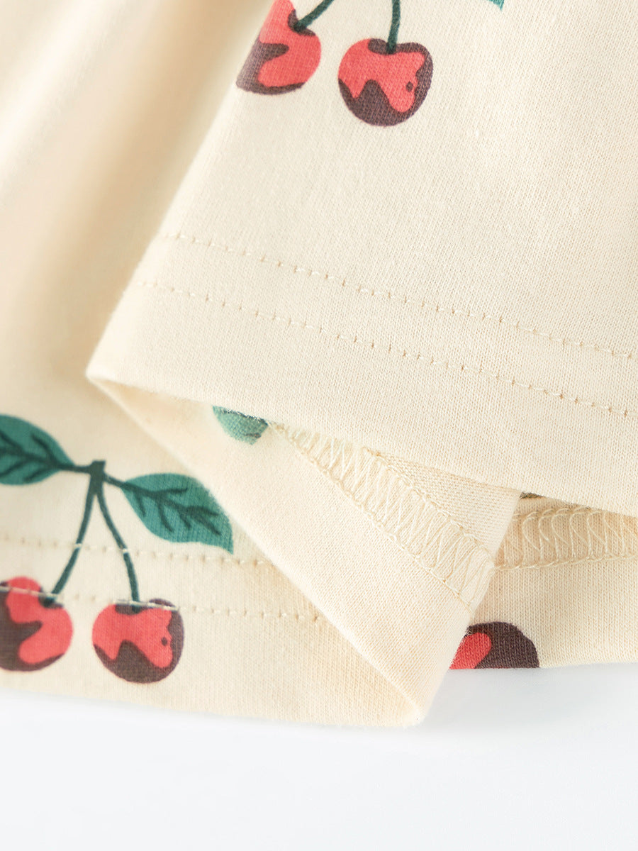 Summer Arrival Cherry Pattern Sleeveless Dress for Stylish Girls, MyKids-USA®, Baby & Children's Dresses, MyKids-USA -  -  -  -  -  -  - .