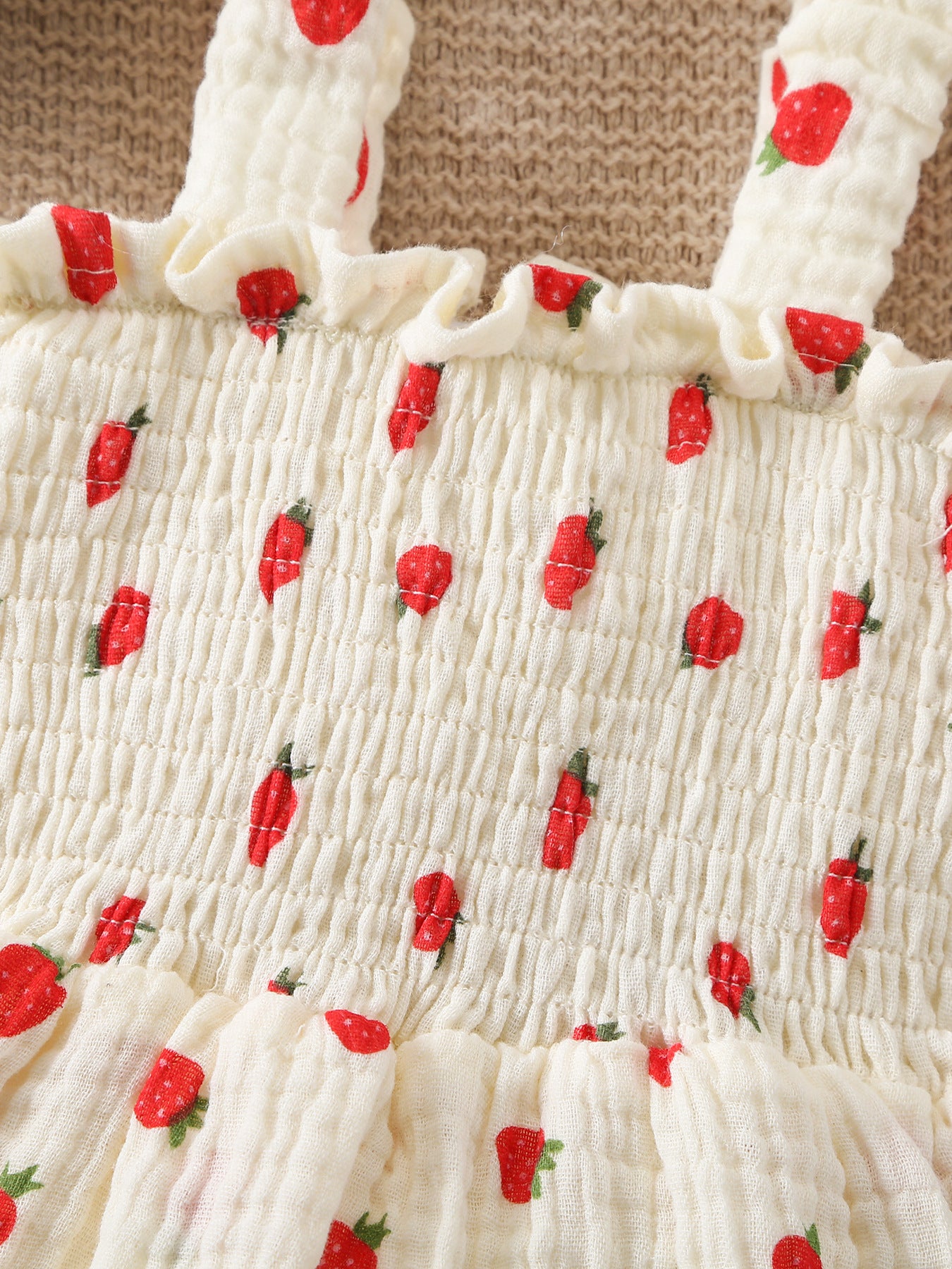 Design Summer Baby Kids Girls Sleeveless Strawberry Pattern Bodysuit with Hat, MyKids-USA®, Baby & Children's One-Pieces, MyKids-USA -  -  -  -  -  -  - .
