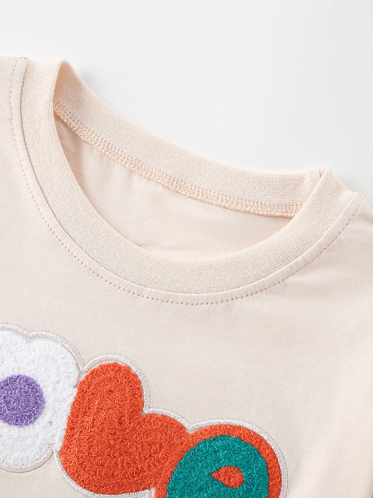 Summer Girls’ Letters Pattern T-shirt in European and American Style, MyKids-USA®, T-Shirts, MyKids-USA -  -  -  -  -  -  - .
