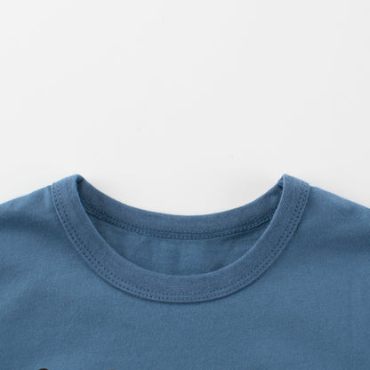 Summer Boys’ Animals Cartoon and Letters Pattern T-shirt in European and American Style, MyKids-USA®, Baby & Toddler Tops, MyKids-USA -  -  -  -  -  -  - 