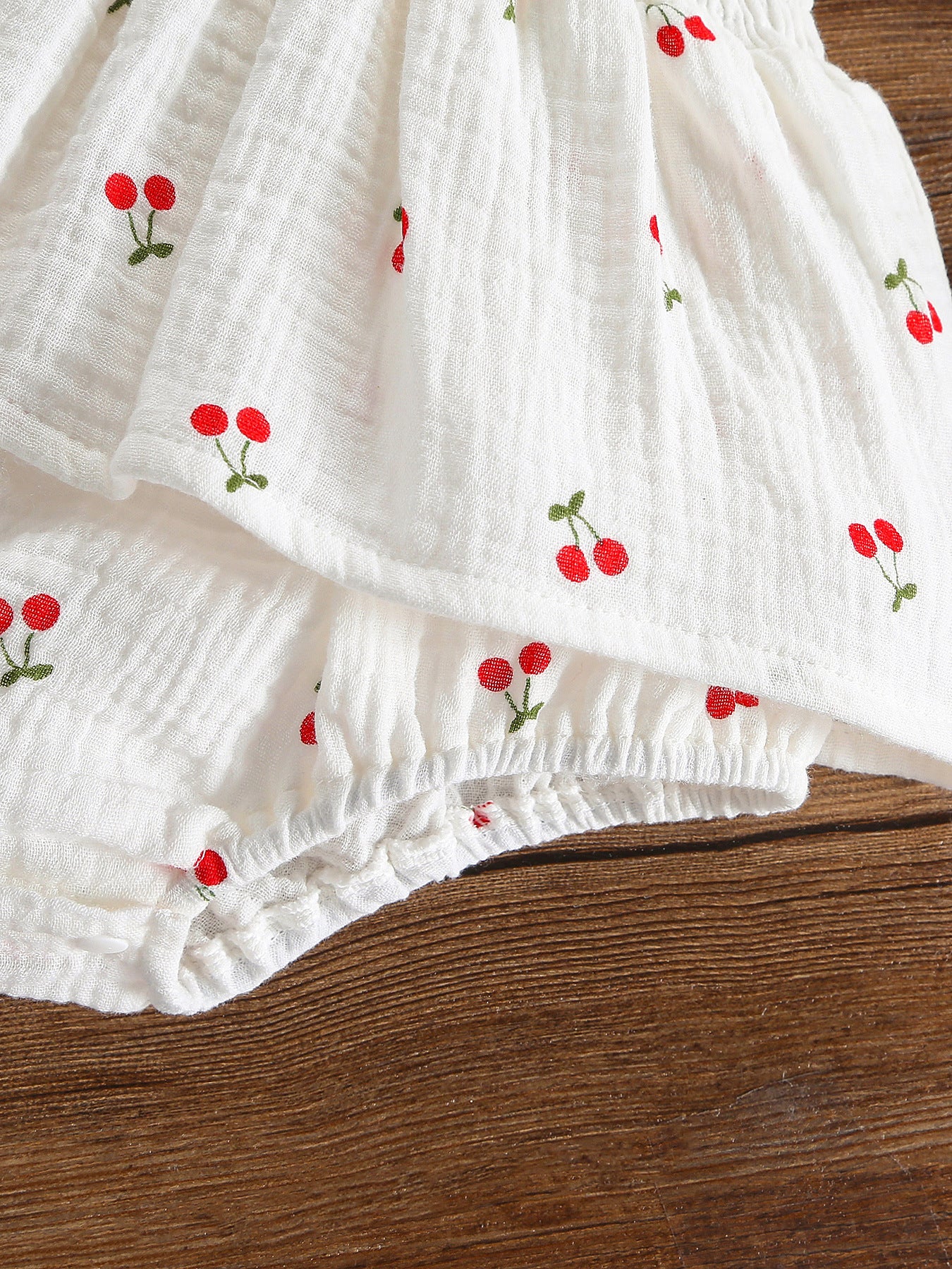 Design Summer Baby Kids Girls Sleeveless Fruits Pattern Bodysuit with Hat