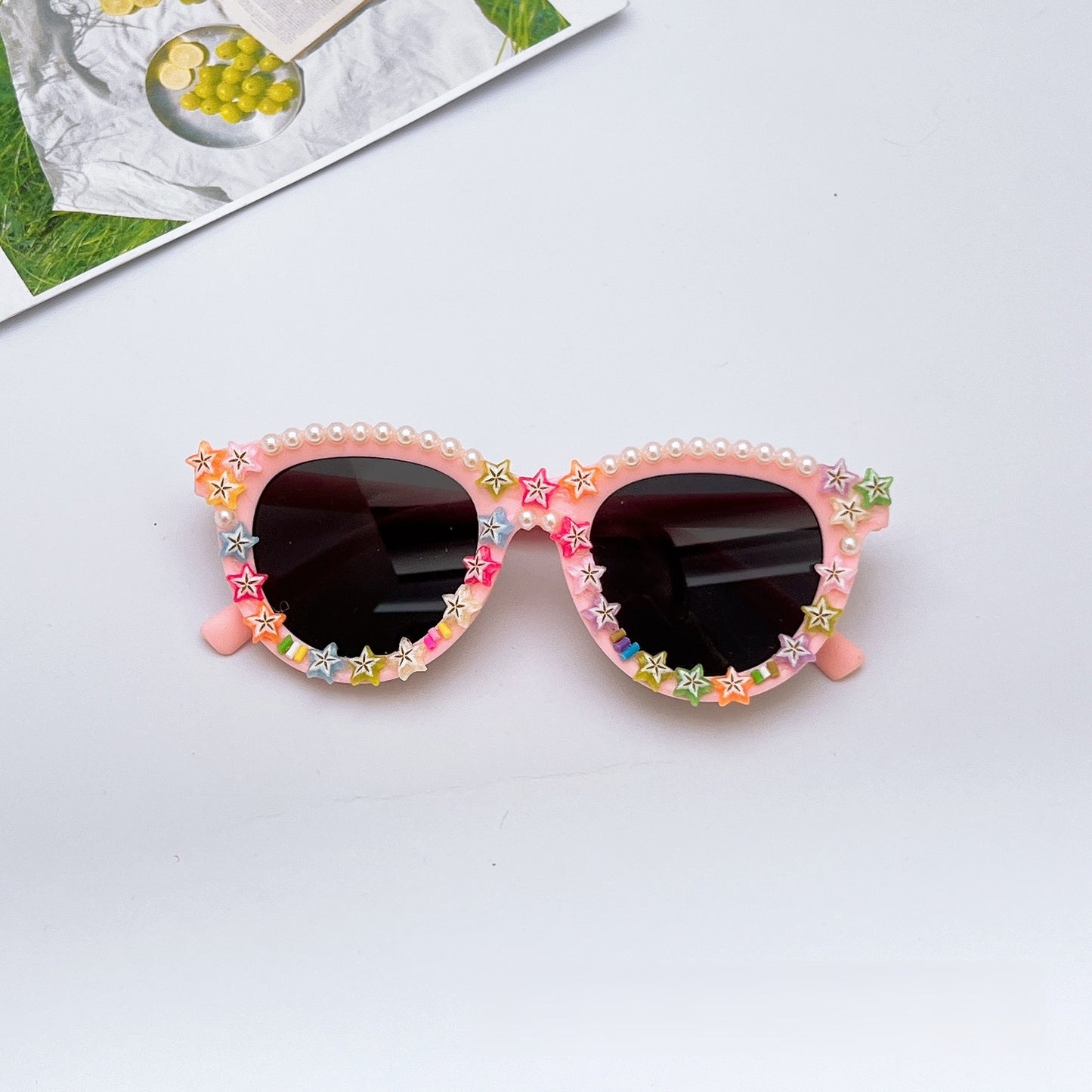 Fashionable Kids’ Sunglasses – UV Shielding & Trendy Design for Outdoor Fun, MyKids-USA®, Sunglasses, MyKids-USA - Size/Age - Average Size (0-12Y） - Color - Pink -  -  - TR2601281028-E.