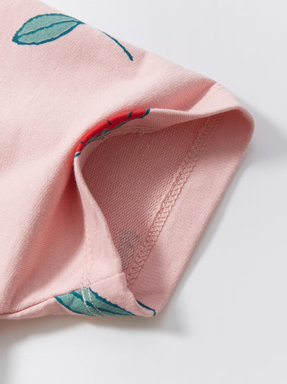 Spring And Summer Baby Girls Pink Short Sleeves Flowers Collection Dress, MyKids-USA®, Baby & Toddler Dresses, MyKids-USA -  -  -  -  -  -  - 