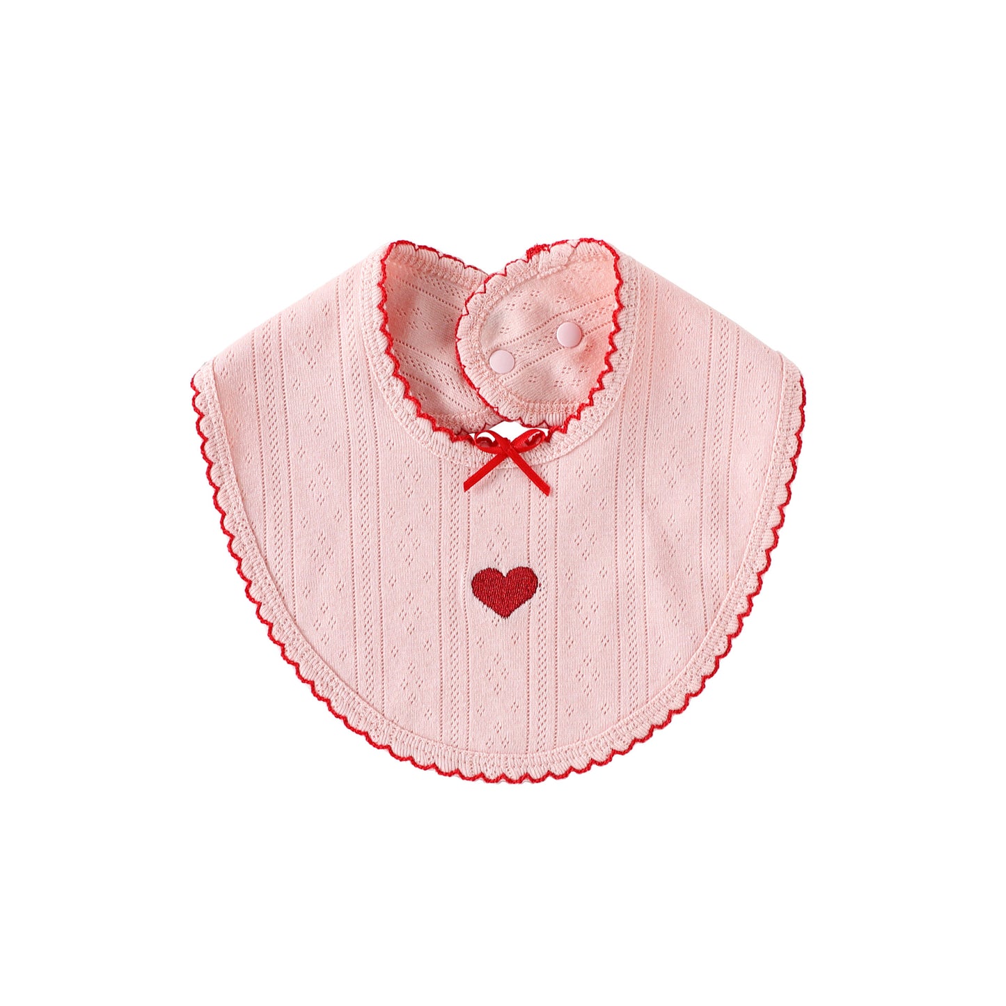Simple Various Pattern Cotton Bib for Baby, MyKids-USA®, Bibs, MyKids-USA - Size/Age - S (1-3Y) - Color - Pink -  -  - TR2508282310-B