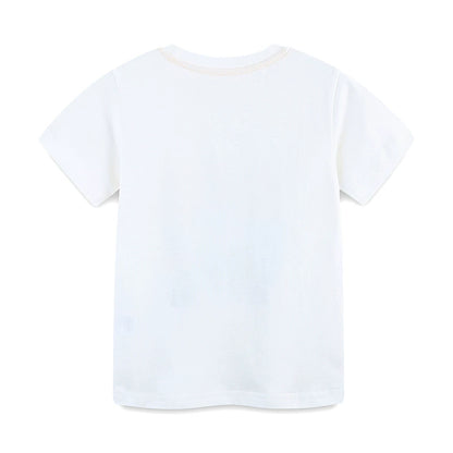 Summer Boys’ Jungle Animals Cartoon Pattern T-shirt in European and American Style, MyKids-USA®, Baby & Toddler Tops, MyKids-USA -  -  -  -  -  -  - 