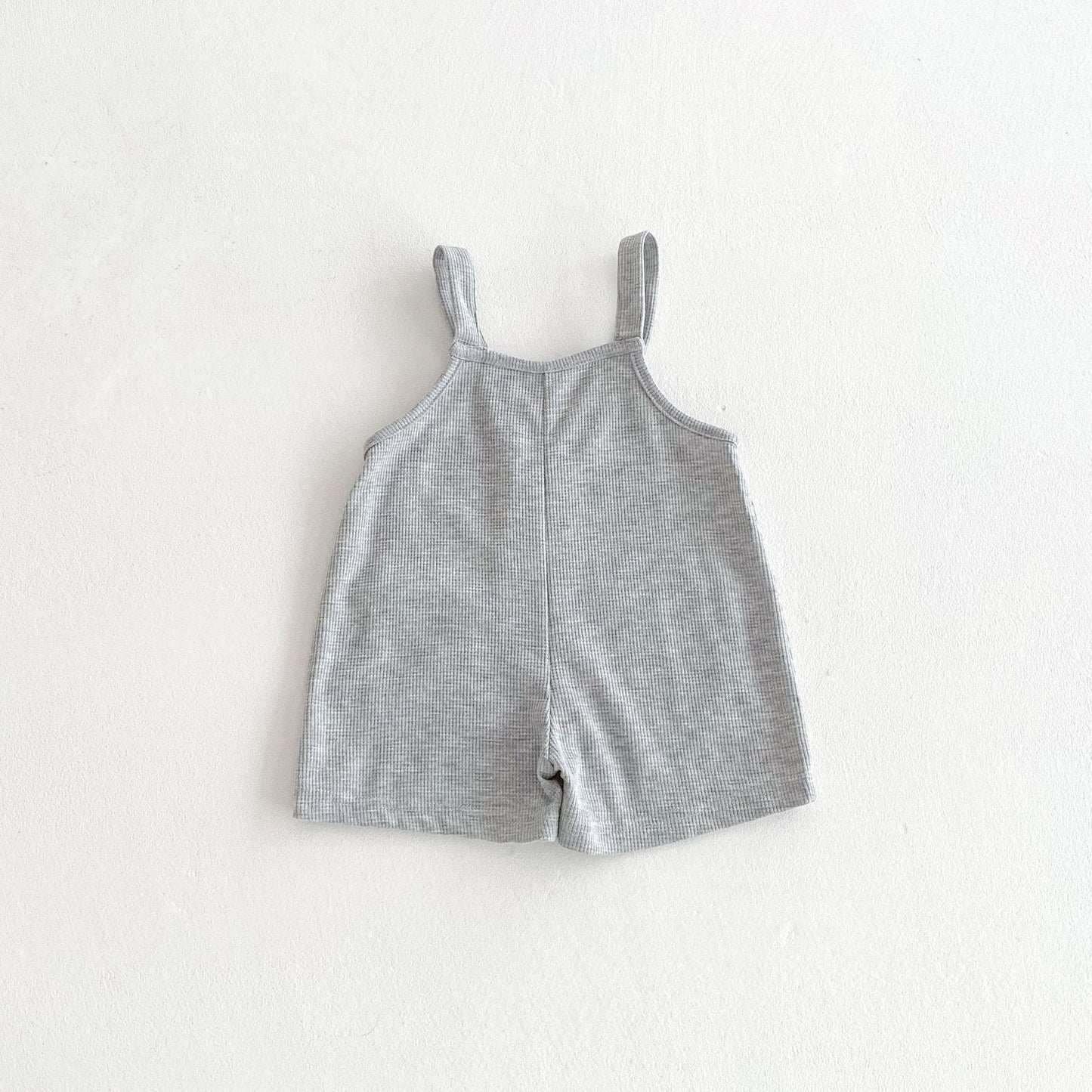 Summer Hot Selling Baby Kids Unisex Sleeveless Pocketed Grey Strap Overalls and White T-Shirt Clothing Set, MyKids-USA®, Baby & Toddler Outfits, MyKids-USA -  -  -  -  -  -  - 
