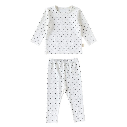 Spring and Autumn Baby Kids Simple Pattern Long Sleeves Top and Pants Clothing Set, MyKids-USA®, Baby & Toddler Outfits, MyKids-USA - Size/Age - 73 (6-9M) - Color - Beige -  -  - TR2509262345-A