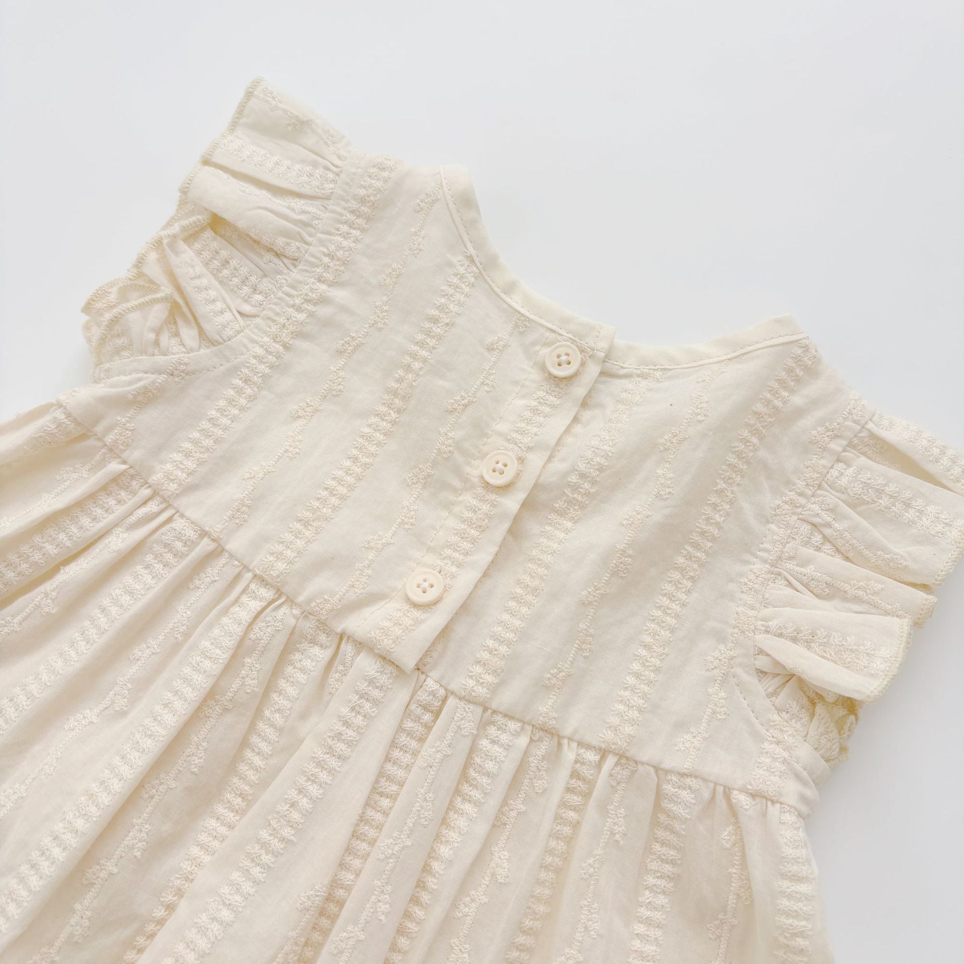 Summer Hot Selling Kids Girls Cute Fly Sleeves Striped and Flowers Pattern Dress, MyKids-USA®, Baby & Toddler Dresses, MyKids-USA -  -  -  -  -  -  - 