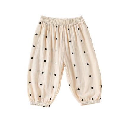 Arrival Baby Kids Boys and Girls Dots Pattern Casual Pants, MyKids-USA®, Trousers, MyKids-USA® - Size/Age - 73 (6-9M) - Color - Apricot -  -  - TR2605032237-A.