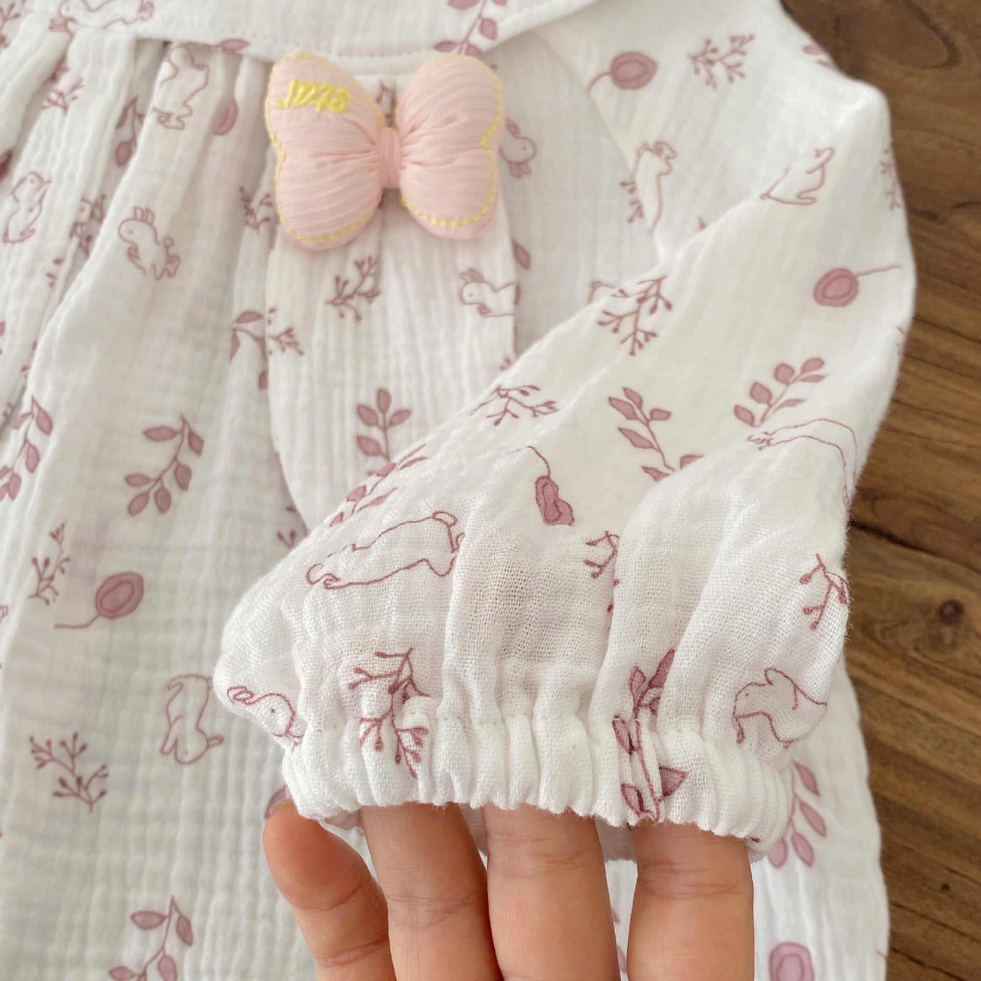 Arrival Spring Baby Kids Girls Flowers and Rabbits Pattern Single Breasted Shirt, MyKids-USA®, Shirts, MyKids-USA -  -  -  -  -  -  - .
