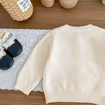 Spring and Autumn Kids Girls Argyle Pattern Long Sleeves Cardigan and Pants Clothing Set, MyKids-USA®, Baby & Toddler Outfits, MyKids-USA -  -  -  -  -  -  - 