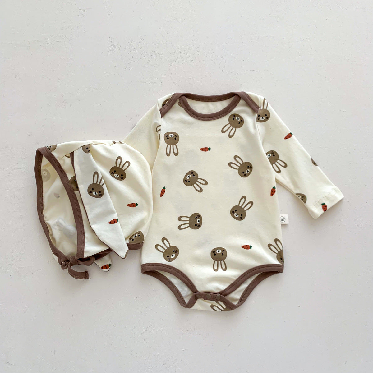 Autumn Arrival Baby Unisex Long Sleeves Cute Rabbits Pattern Onesies, MyKids-USA®, Bodysuits, MyKids-USA -  -  -  -  -  -  - 