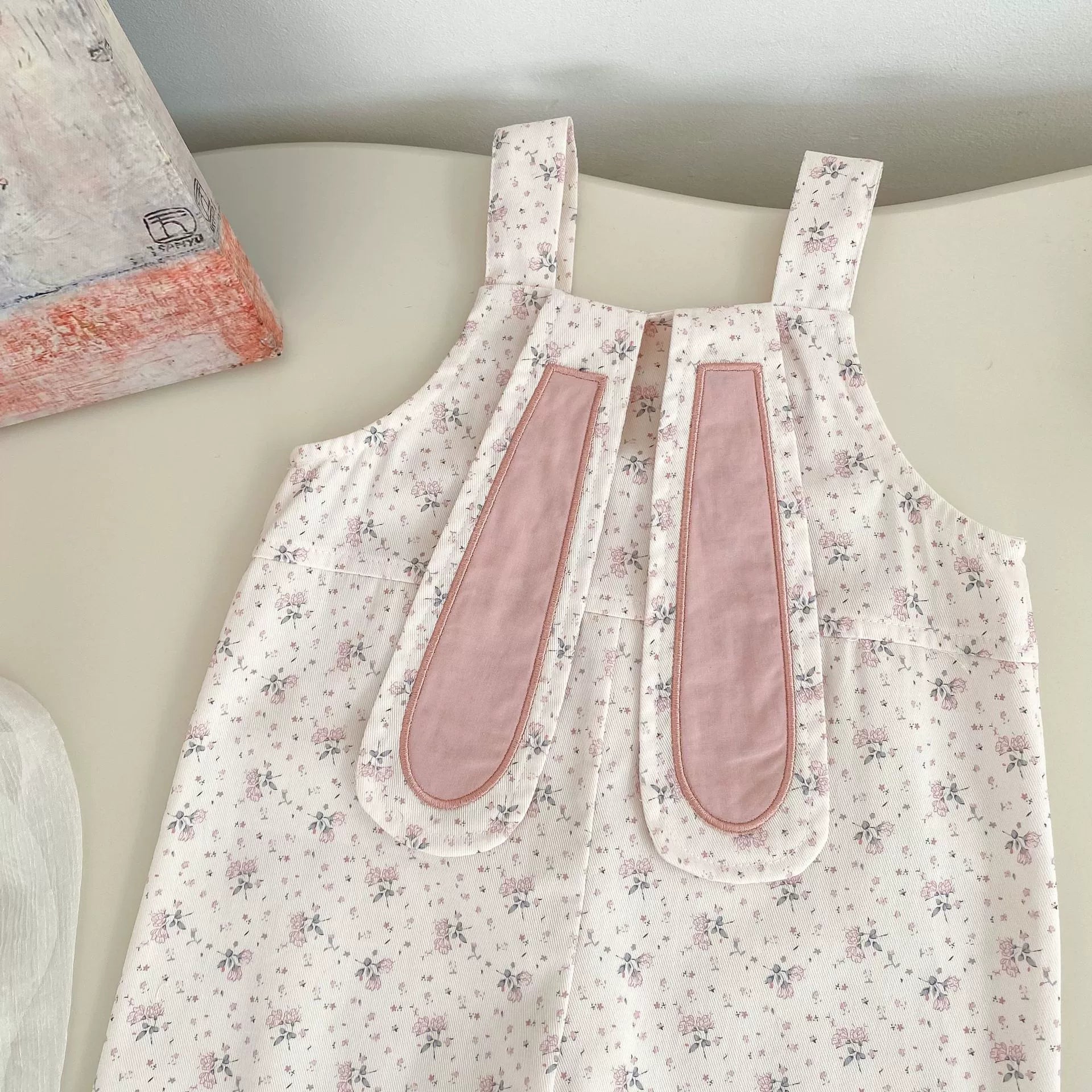 Spring and Autumn Kids Girls Jacquard Pattern Long Sleeves Pink Top and Floral Overalls Clothing Set, MyKids-USA®, Baby One-Pieces, MyKids-USA -  -  -  -  -  -  - 