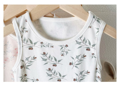 Summer Arrival Baby Sleeveless Floral Pattern Bodysuits, MyKids-USA®, Bodysuits, MyKids-USA -  -  -  -  -  -  - .