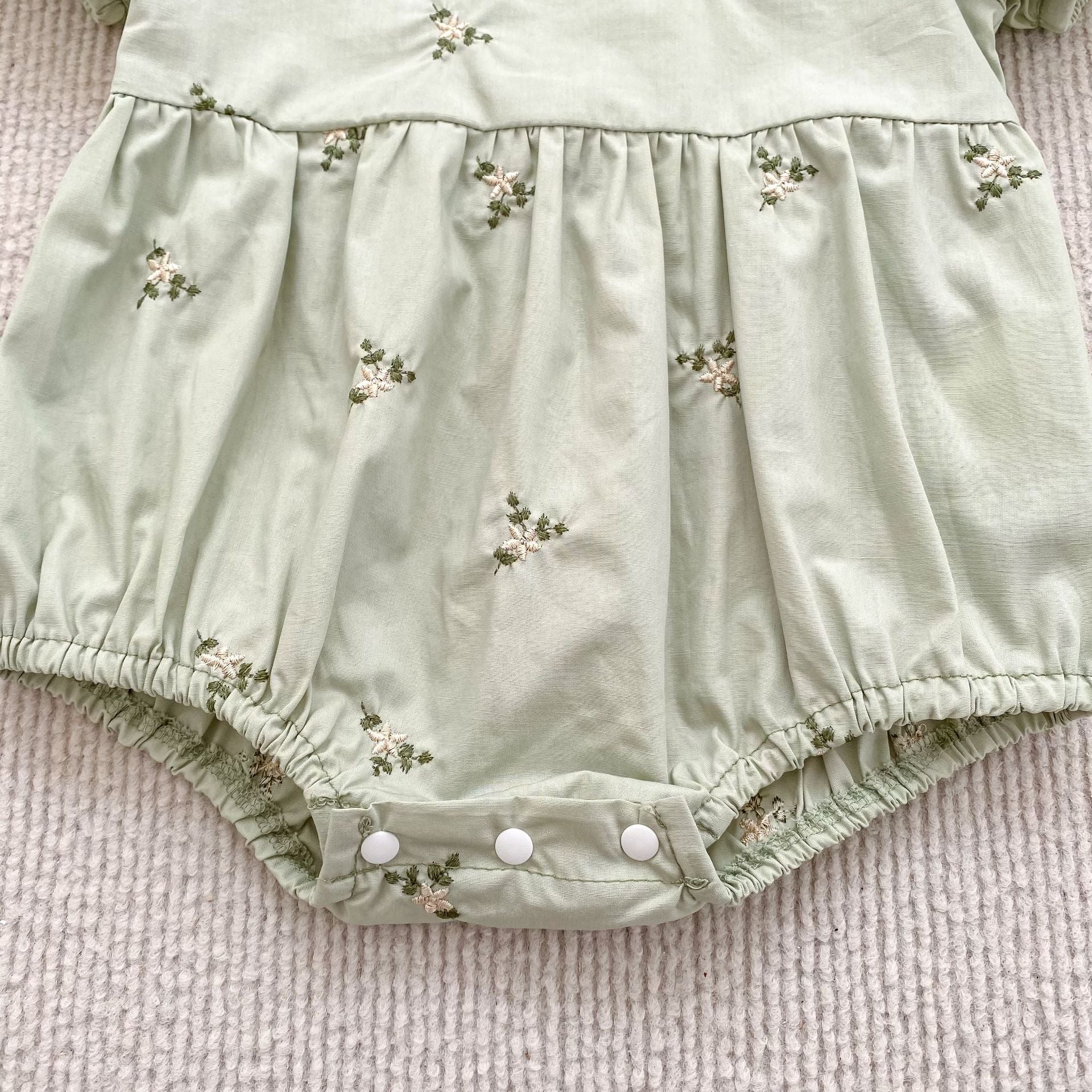 Summer Girls Flowers Pattern Embroidered Onesies and Dress – Princess Sister Matching Set, MyKids-USA®, Baby & Toddler Outfits, MyKids-USA -  -  -  -  -  -  - .