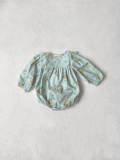 MyKids-USA® Autumn Arrival Flowers Pattern Baby Kids Girls Princess Long Sleeves Cute Bodysuit