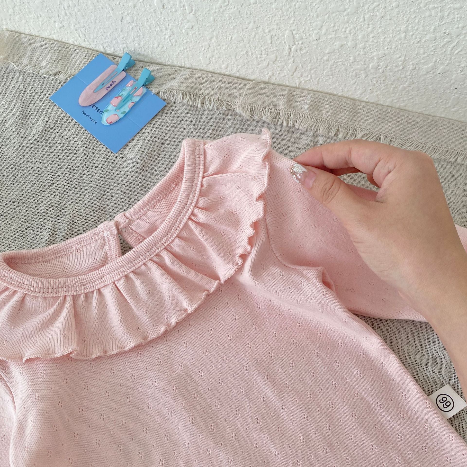 Autumn Arrival Baby Girls Long Sleeves Pink Onesies with Rabbit Hat, MyKids-USA®, Baby One-Pieces, MyKids-USA -  -  -  -  -  -  - 