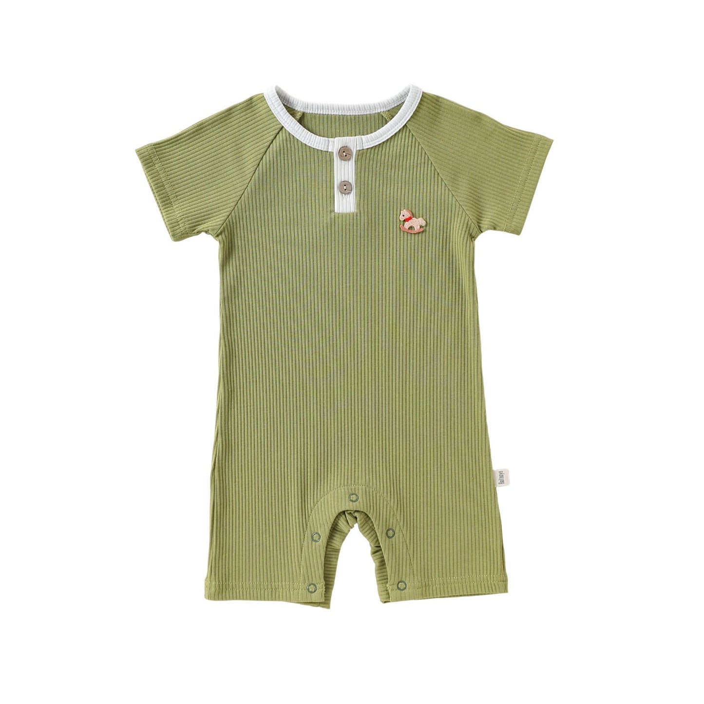 Summer Arrival Baby Unisex Short Sleeves Cartoon Pattern Rompers Bodysuits, MyKids-USA®, Baby & Children's One-Pieces, MyKids-USA - Size/Age - 66 (3-6M) - Color - Green -  -  - TR2604291704-B.