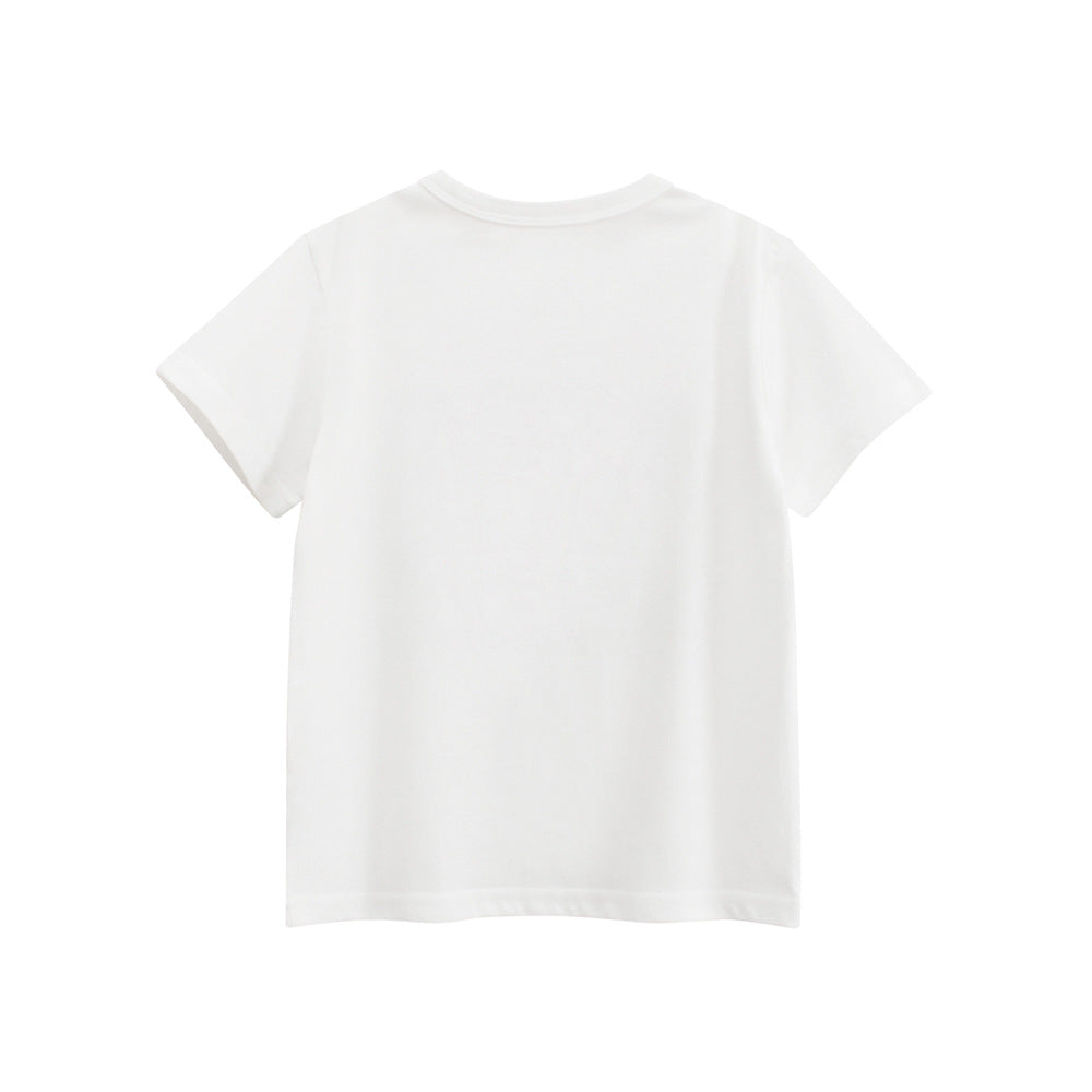 Summer Boys’ Animals Cartoon and Letters Pattern T-shirt in European and American Style, MyKids-USA®, Baby & Toddler Tops, MyKids-USA -  -  -  -  -  -  - 