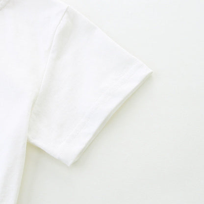 Summer Girls’ Rhythmic Gymnastics Cartoon Pattern T-shirt in European and American Style, MyKids-USA®, Baby & Toddler Tops, MyKids-USA -  -  -  -  -  -  - 