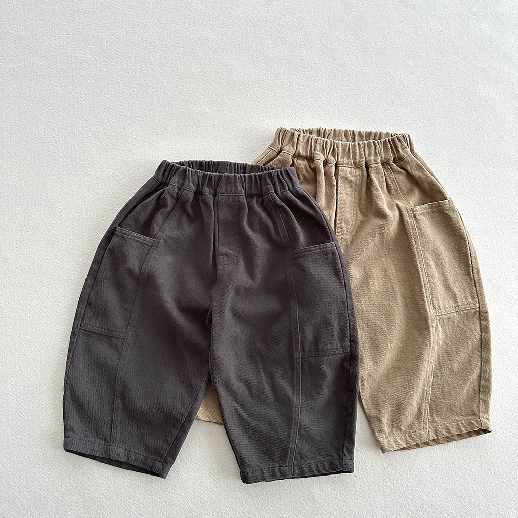 Autumn Arrival Casual Unisex Solid Color American Style Pants, MyKids-USA®, Trousers, MyKids-USA -  -  -  -  -  -  - 