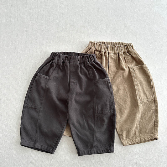 Autumn Arrival Casual Unisex Solid Color American Style Pants, MyKids-USA®, Trousers, MyKids-USA -  -  -  -  -  -  - .