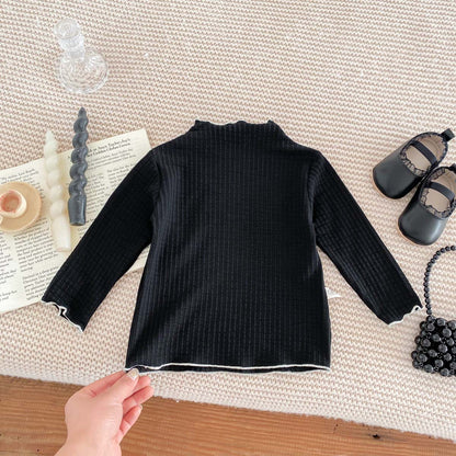 Spring and Autumn Baby Kids Girls Black Long Sleeves Knitted Top and Sleeveless Onesies Overalls Clothing Set, MyKids-USA®, Baby & Toddler Outfits, MyKids-USA -  -  -  -  -  -  - 