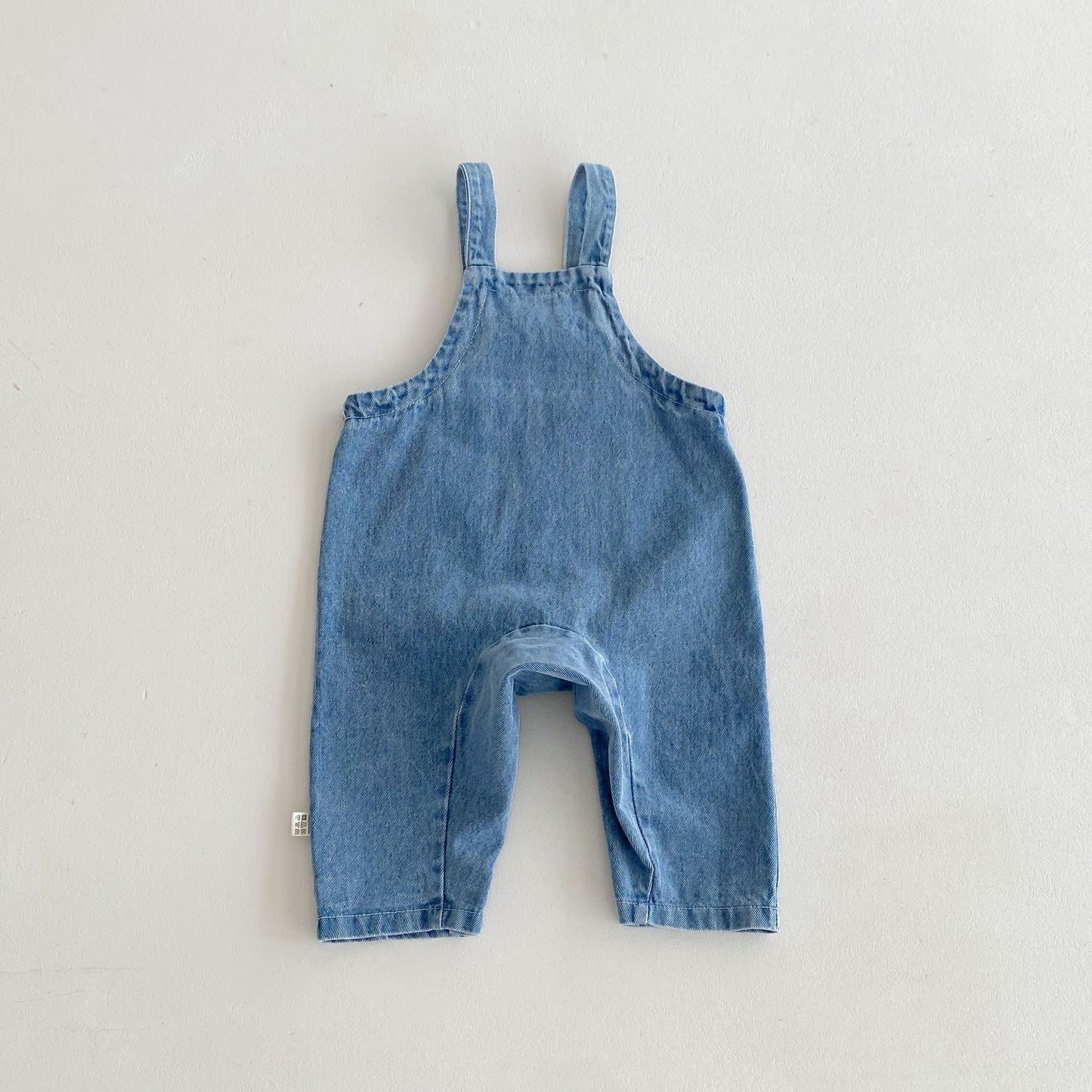 Spring and Autumn Baby Kids Unisex Long Sleeves White Top and Denim Sleeveless Overalls Clothing Set, MyKids-USA®, Baby & Toddler Outfits, MyKids-USA -  -  -  -  -  -  - 