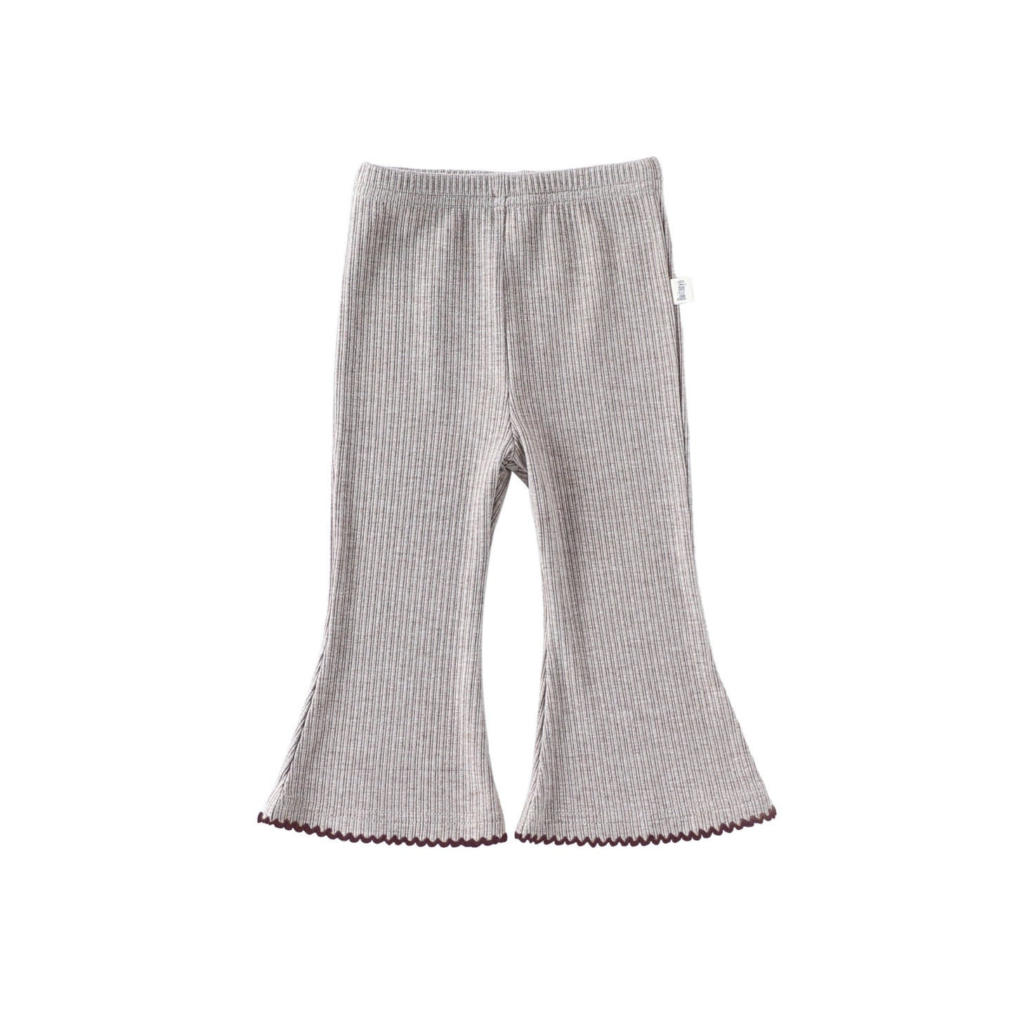 Casual Baby Kids Girls Plain Flared Pants, MyKids-USA®, Baby & Toddler Bottoms, MyKids-USA - Size/Age - 80 (9-12M) - Color - Khaki -  -  - TR2509242326-C