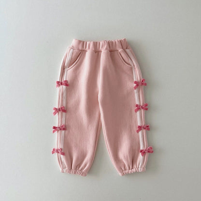 MyKids-USA® Arrival Autumn Butterfly-bows Pattern Pants for Girls